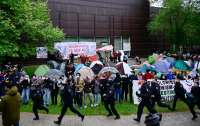 Полиция разогнала пропалестинскую акцию протеста студентов в Берлине