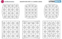 LG патентует смартфон с камерой на 16 модулей