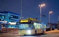 В Киеве прекращают работу ночные троллейбусы