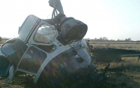 Под Полтавой упал вертолет Ми-2