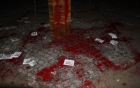 На Закарпатье вандалы облили краской памятник жертвам Холокоста