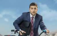 В соцсетях считают, что кортеж Зеленского не очень похож на велосипед