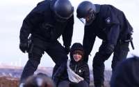 Полиция забрала Грету Тунберг с акции протеста