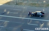 В Киеве авто сбило велосипедиста-нарушителя